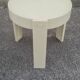 Pair of white plastic bedside tables design Made in Holland space age 1970