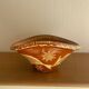 Old glazed terracotta plate, Portuguese craftsmanship.