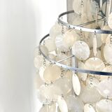 Floor lamp of the 60s in mother-of-pearl grapevines