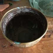 Cache pot en cuivre