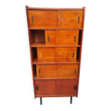 Storage unit with wooden niches, 1960