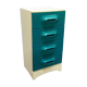 Commode vintage bleu canard 1970