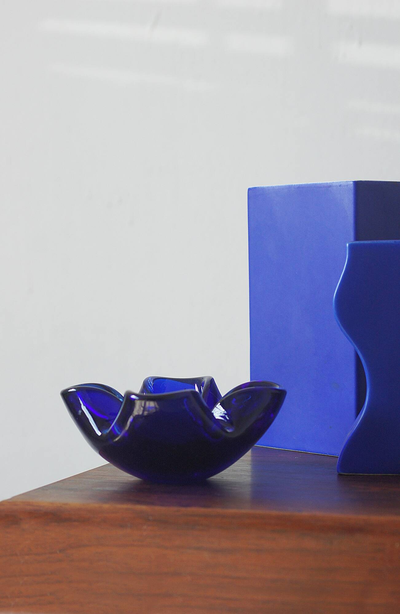 Vintage Italian Glass Ashtray, 1970s