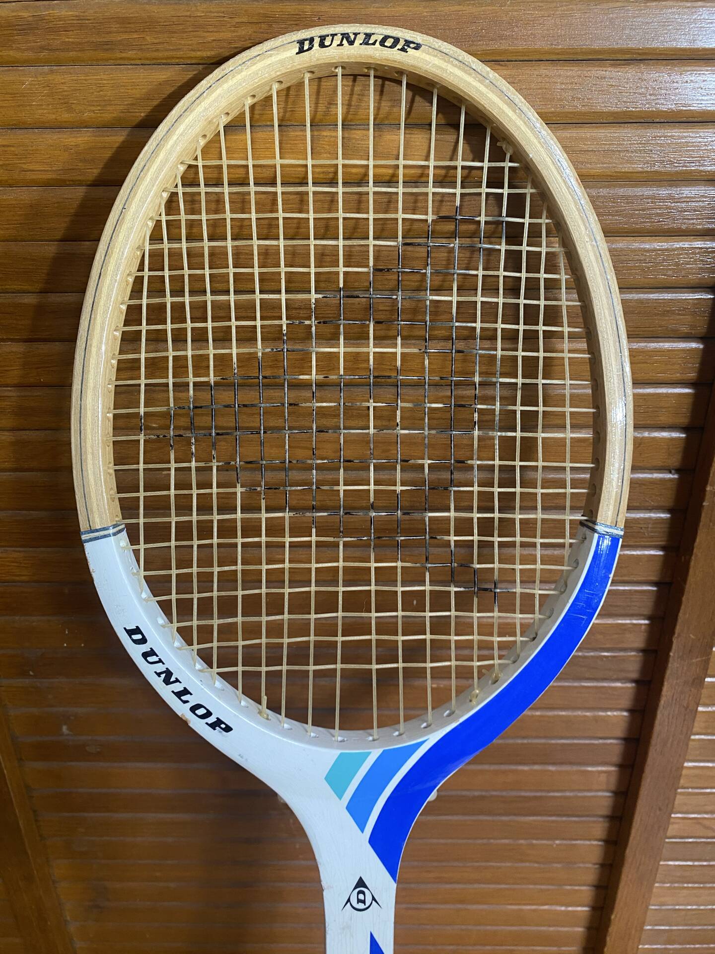 Vintage dunlop wooden tennis racket + donnay cover