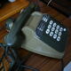 Téléphone PTT 1970 vintage bi-color