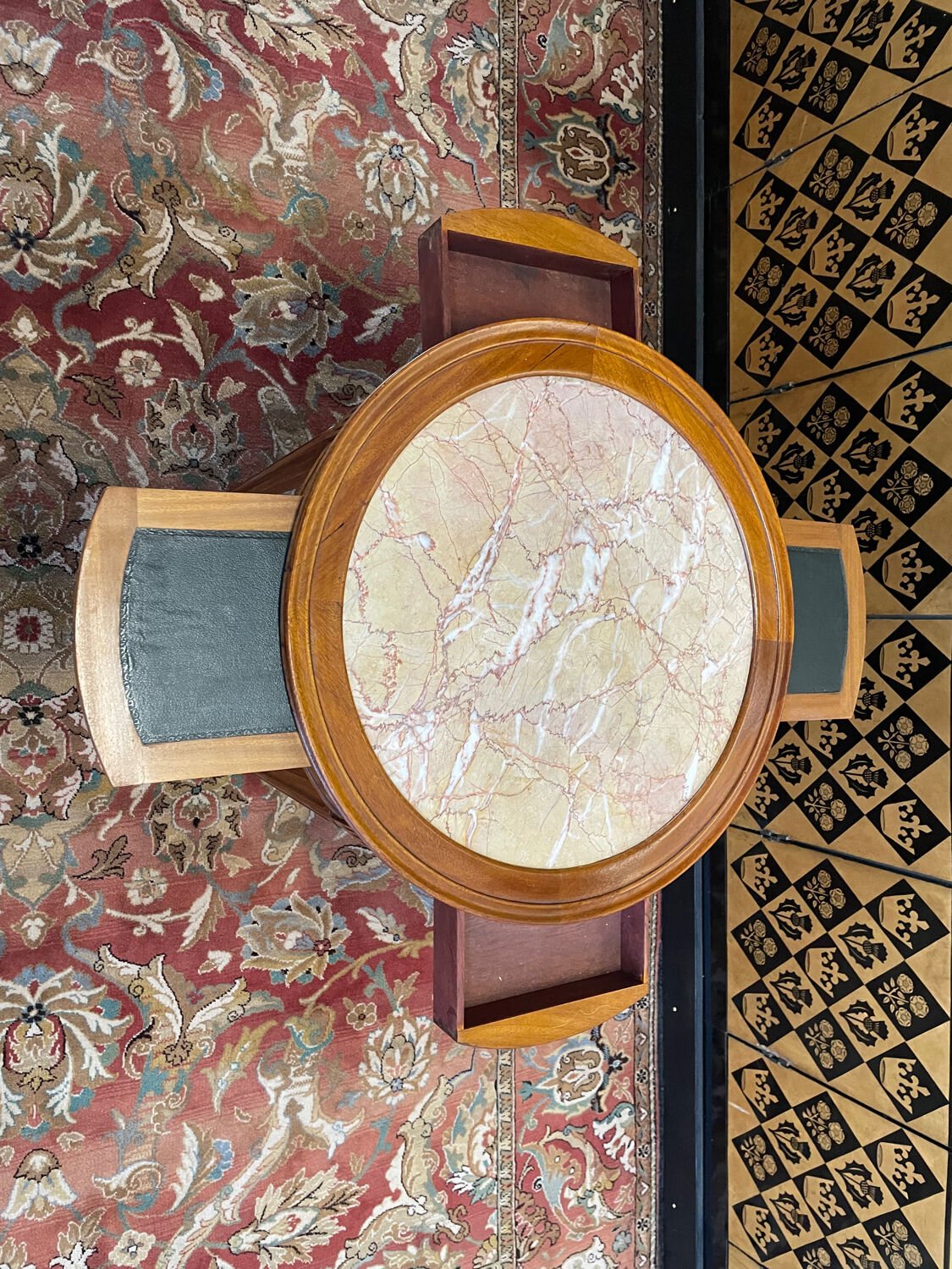 Louis XVI style hot water bottle table