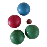 Jeu de boules en bois