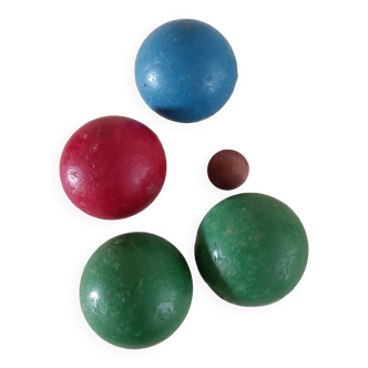 Jeu de boules en bois