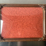 Metal gold & copper colored vintage picture frame brass