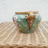 Pot cover in dabbling decoration butterflies