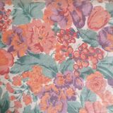 Rectangular floral tablecloth