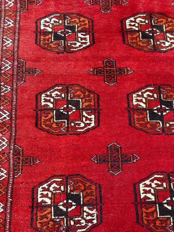 Vintage carpet afghan boukhara 114x170 cm