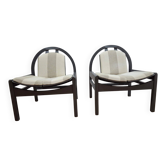 Paire de fauteuils Baumann des années 1980