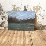 Mountain oil canvas