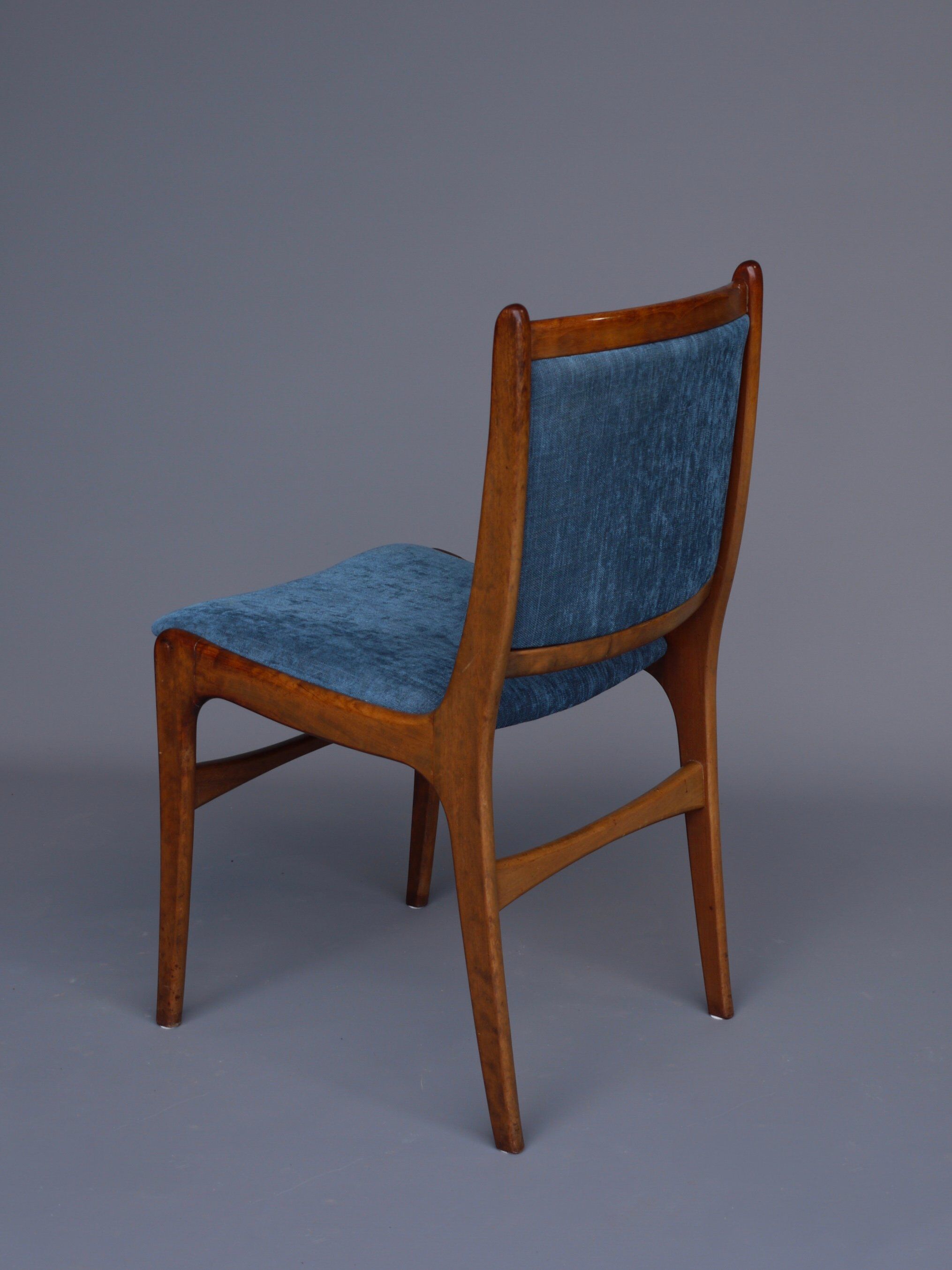 Vintage Teak Dining Chairs, 1970s, Set of 5