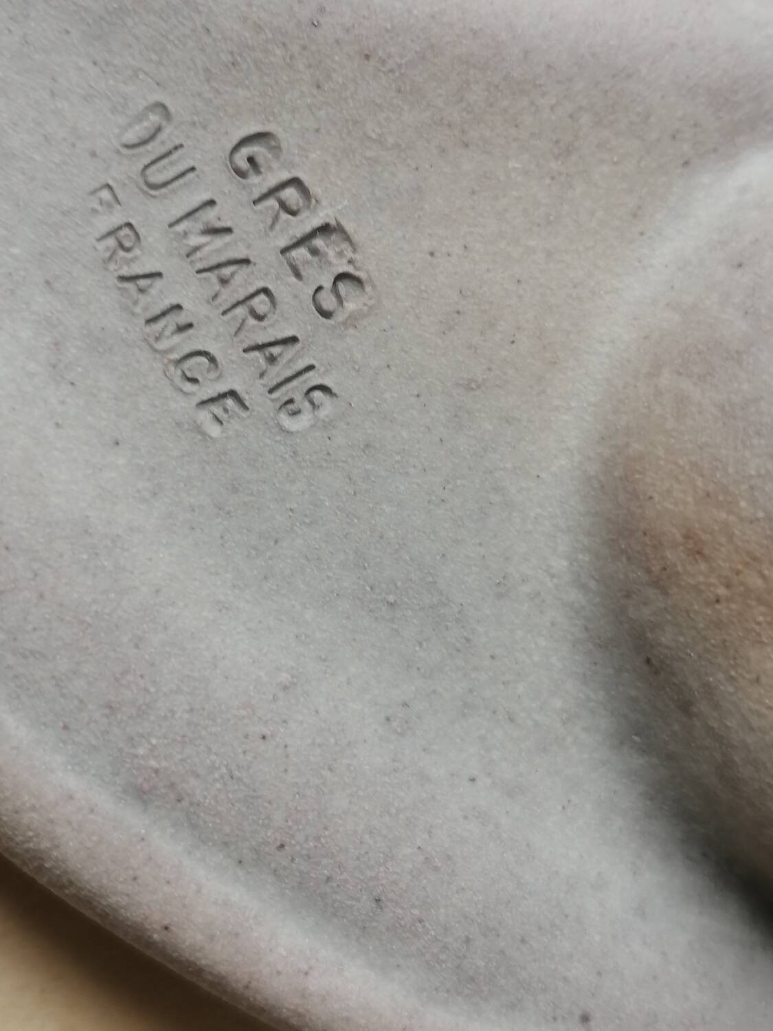 8 snail plates sandstone from the marsh France