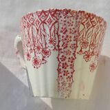 2 Lunéville earthenware coffee cups Tsarine model