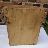 Sandblasted wood chest