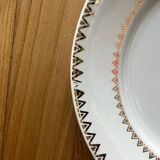 Golden dinner plates
