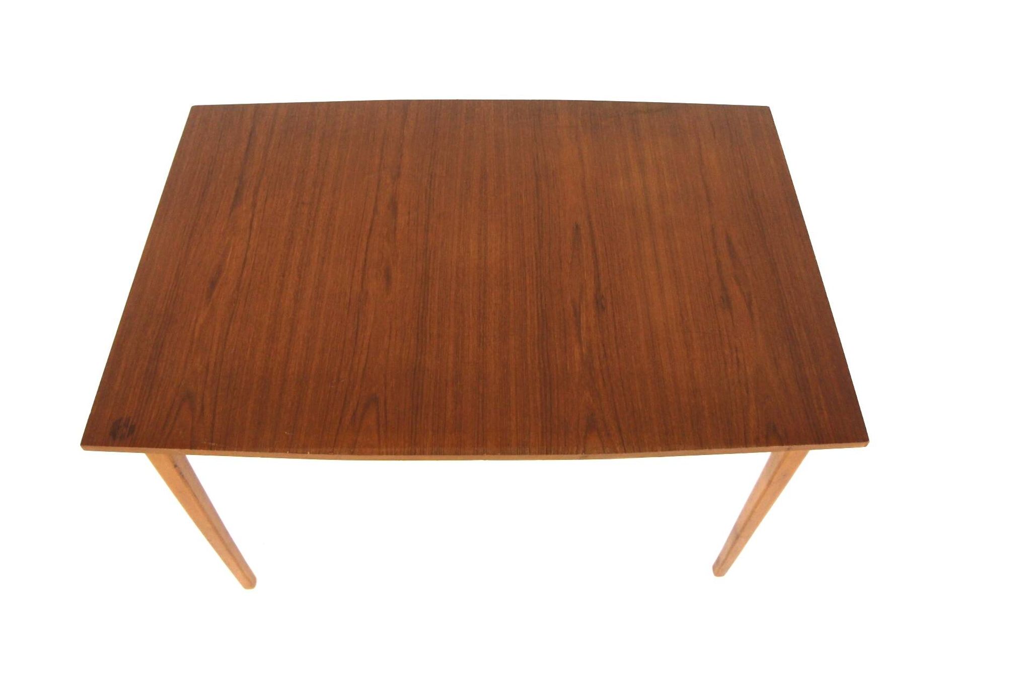 Table de salle à manger "portefeuille" en teck, Suède, 1960