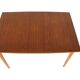 Table de salle à manger "portefeuille" en teck, Suède, 1960