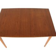 Table de salle à manger "portefeuille" en teck, Suède, 1960