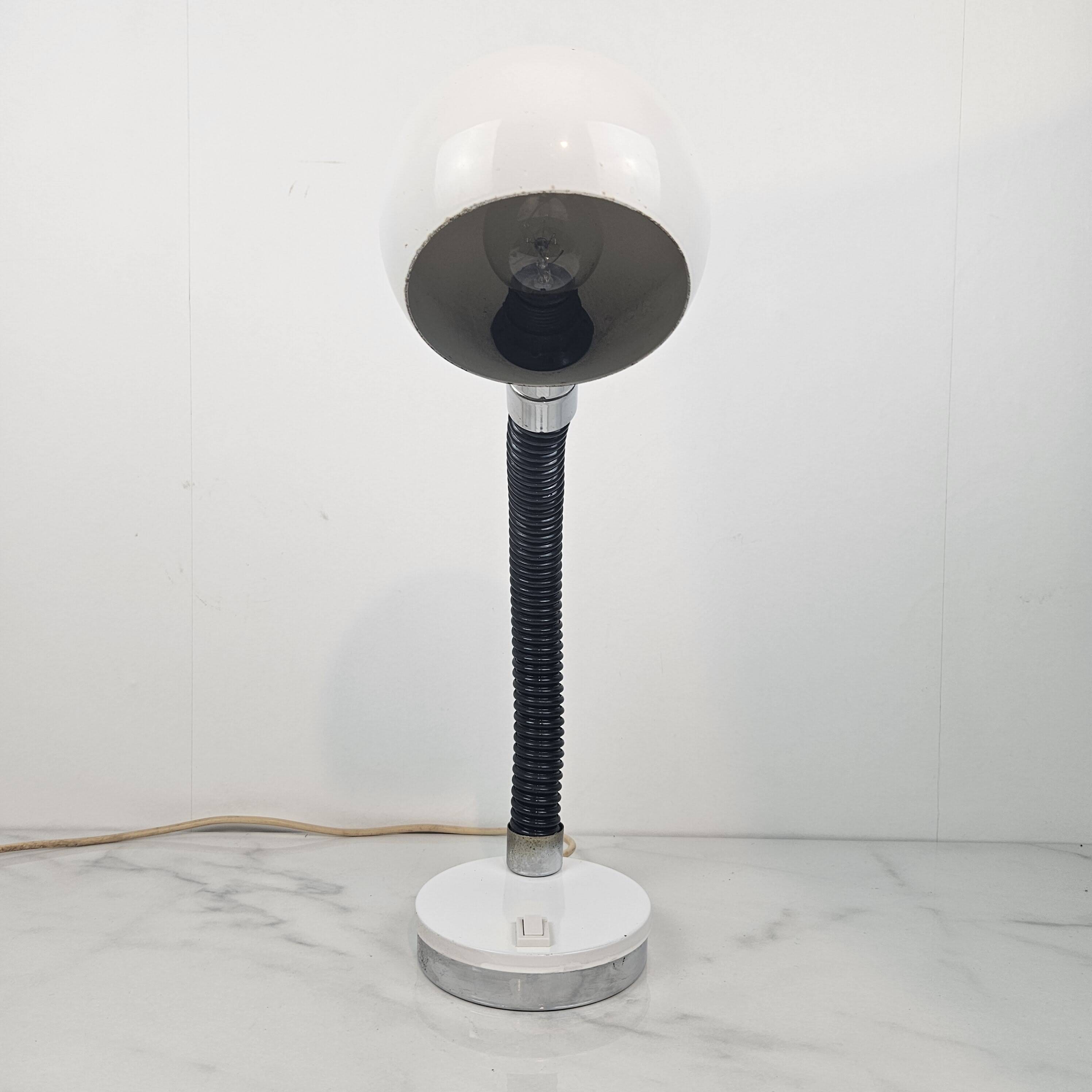 Space Age "Eyeball" Desk Lamp with Flexible Gooseneck, 1970's