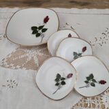 Ensemble 5 pièces pour apéritif en porcelaine Bavaria