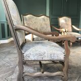 Louis XII bench and armchairs