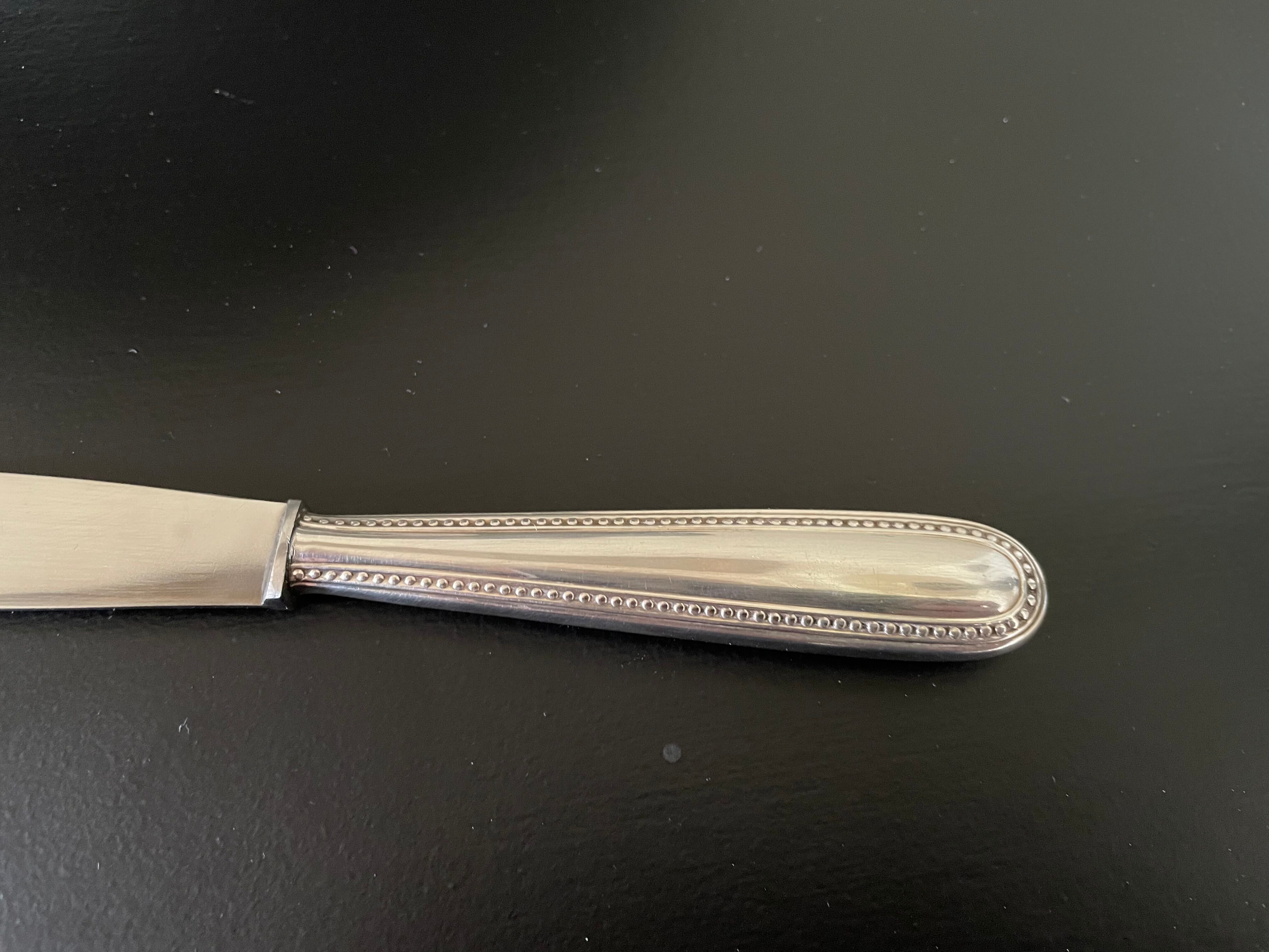 Marble cheese platter and silver metal 1970