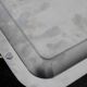 GUY DEGRENNE Serving Tray – Stainless Steel & Brass Handles – France