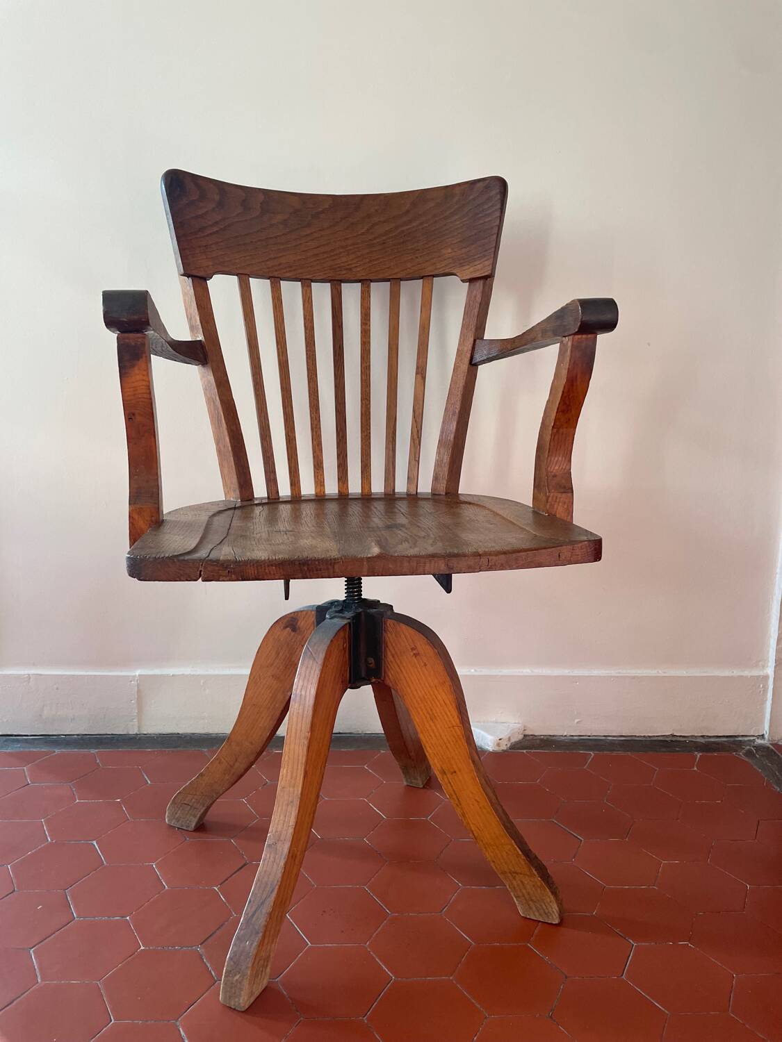 American wooden office chair