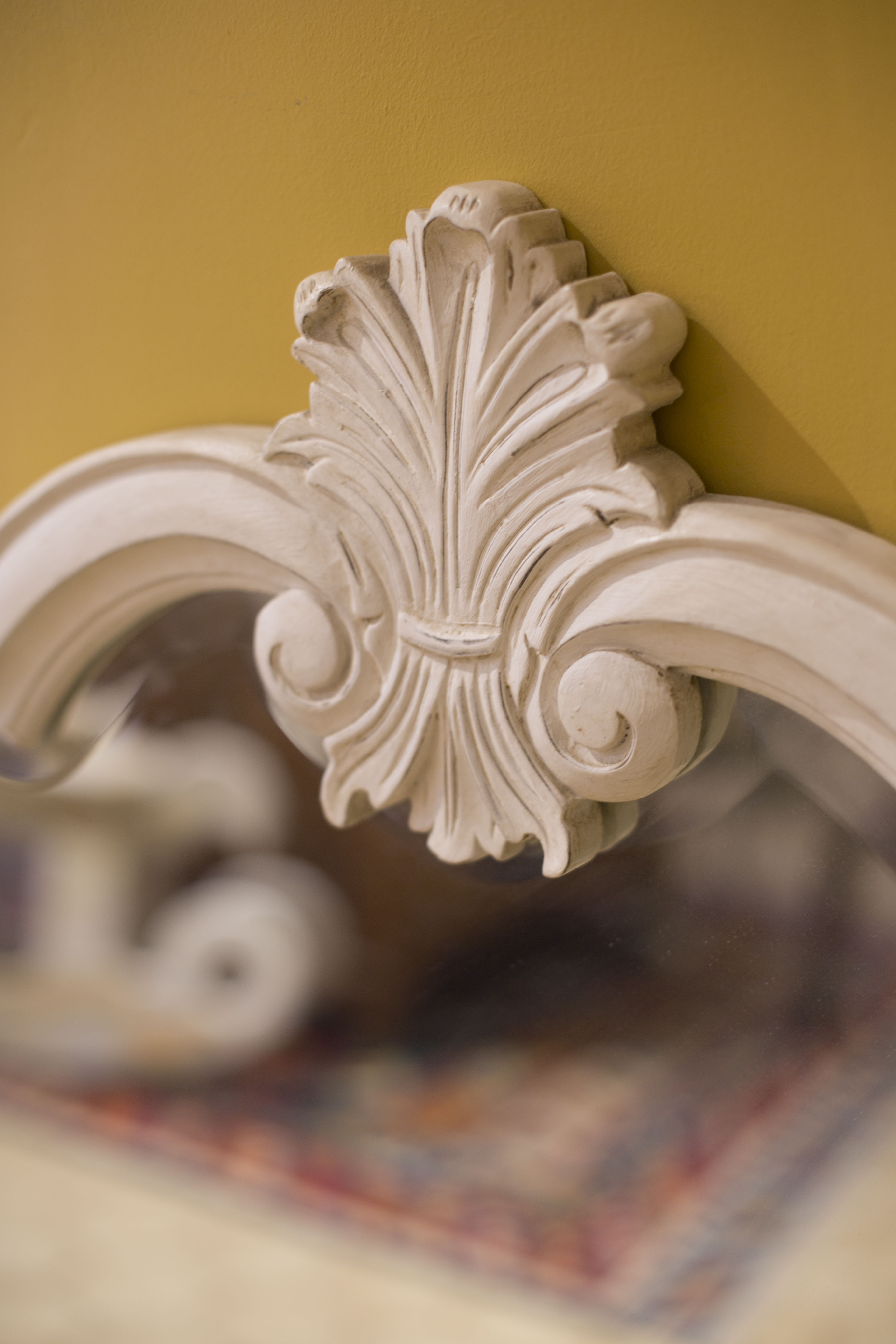 Italian mirror bevelled glass 68x107cm