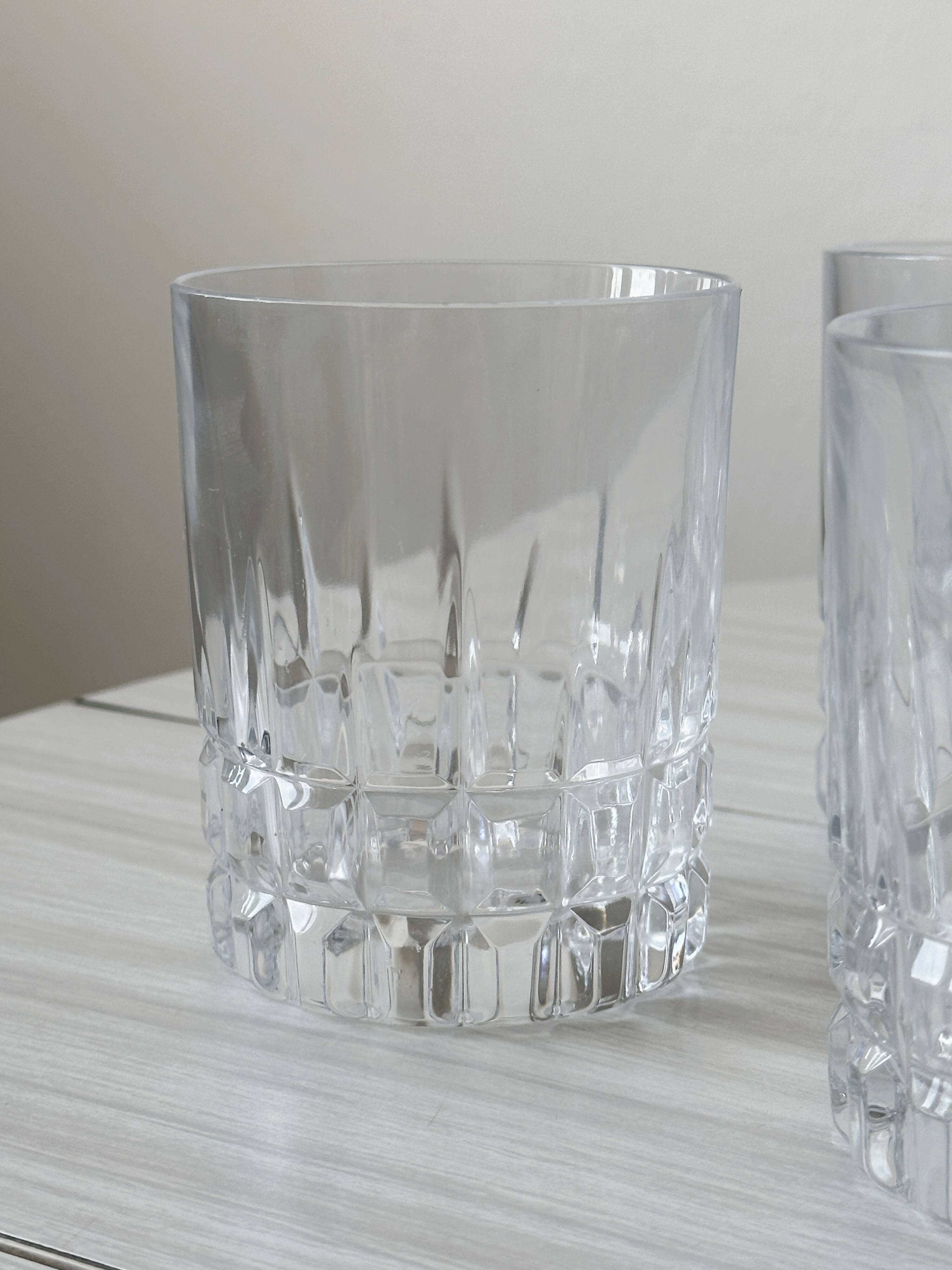 6 whiskey glasses