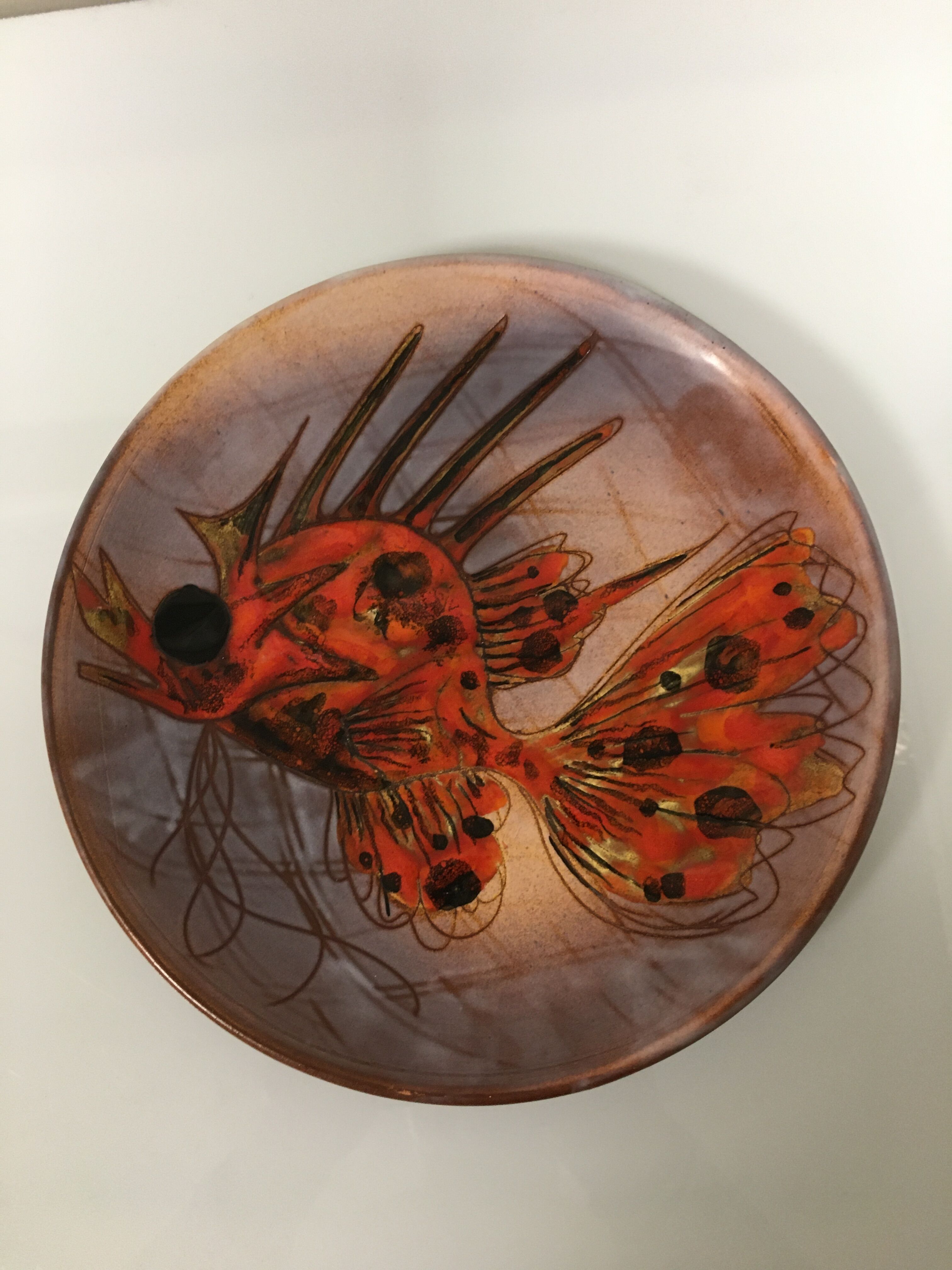 6 plates of fish Monique Brunner, Vence, Vallauris