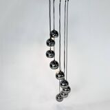 Mid Century Chrome Cascade Chandelier, 1960s