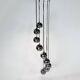 Mid Century Chrome Cascade Chandelier, 1960s