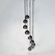 Lustre Cascade Mid Century en Chrome, 1960s
