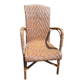 Rattan armchair from the 60s
