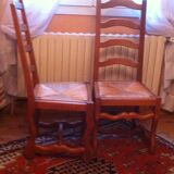 2 Louis XIII style chairs