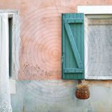 -Blue Shutters- Signed Art Photograph