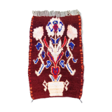 Ancient Berber carpet, 132x88 cm