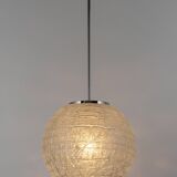 Large Murano ball pendant light by Doria, Germany, 1970s.