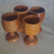 Lot de coquetiers en bois