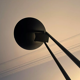 Adjustable modernist floor lamp black lacquered metal Italian 80s