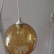 Vintage blown glass pendant lamp