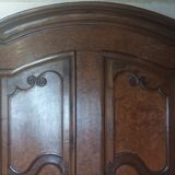 Transition wardrobe in 18th century walnut