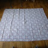 Nappe années 80 avec 5 serviettes de table