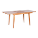 Mid-Century Czech Extendable Table in Beech and Ash attributed to Tatra Pravenec, 1950s