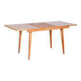 Mid-Century Czech Extendable Table in Beech and Ash attributed to Tatra Pravenec, 1950s